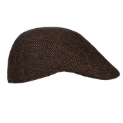 Bonnet à chevrons épais marron