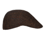 BROWN THICK HERRINGBONE CAP