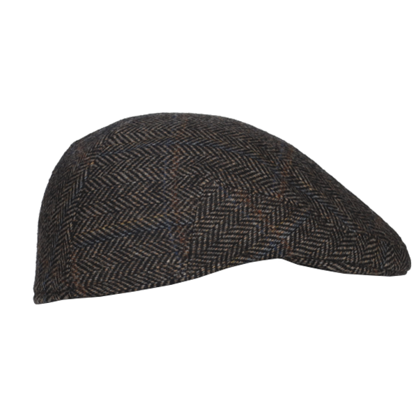 THIN HERRINGBONE CAP GREY