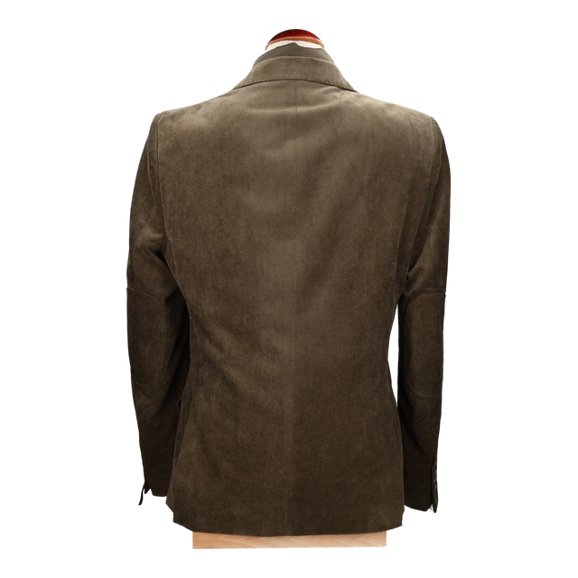 Americana con chaleco verde