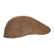 GORRA CAMPERO ESPIGA CUADROS MARRON