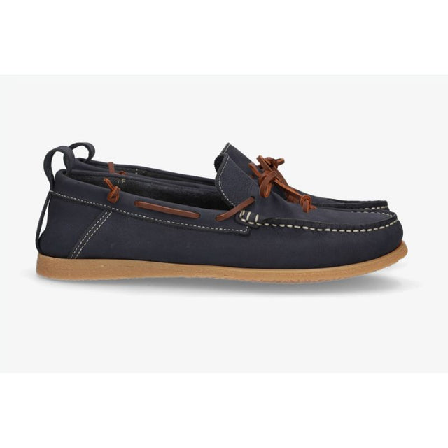 Zapato Nautico Nobuck Marino