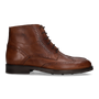 BOTTES EN CUIR À LACETS