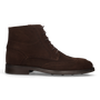 BOTTE MARRON À LACETS PERFORÉS
