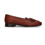 BROWN BRAIDED TASSEL LOAFER