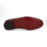 Mocasín trenzado marrón