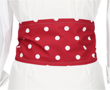 Fajín burdeos lunar grande