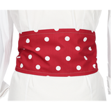 BURGUNDY SASH WITH LARGE POLIS