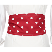 BURGUNDY SASH WITH LARGE POLIS