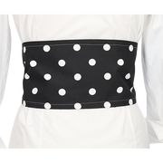 LARGE WHITE LUNAR BLACK Sash