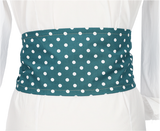 Fajín verde lunar blanco chico