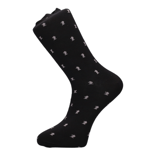 CALCETIN AJEDREZ NEGRO