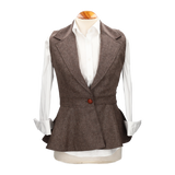 Chaleco Oporto Mezclilla Marrón