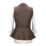 Chaleco Oporto Mezclilla Marrón