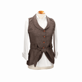 Chaleco Pandora Mezclilla Marrón