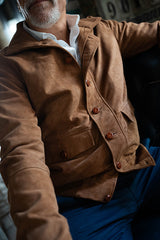 Cazadora Sevilla piel vuelta camel