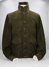Sevilla green suede jacket