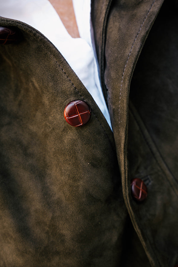 Sevilla green suede jacket