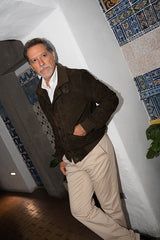 Sevilla green suede jacket