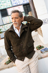Sevilla green suede jacket
