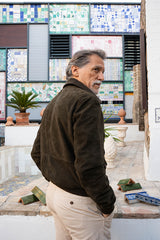 Sevilla green suede jacket