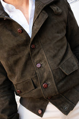 Sevilla green suede jacket
