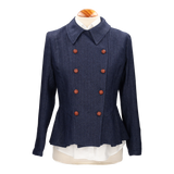 Chaqueta París Espiga Azul