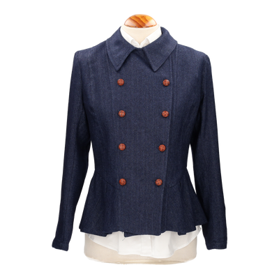 Chaqueta París Espiga Azul
