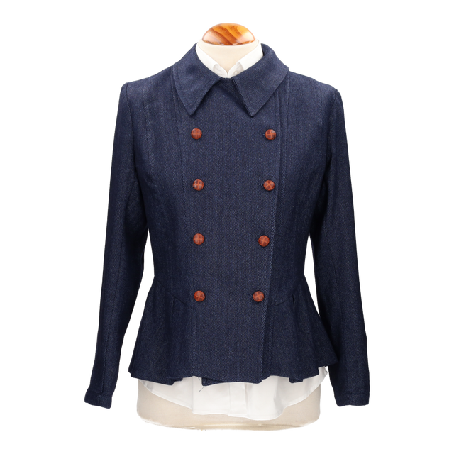 Chaqueta París Espiga Azul