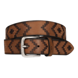 Cinturón Cuero Estampado