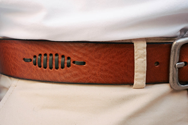 Cinturón Marrón Adorno