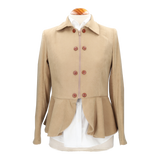 Chaqueta Tavira Antelina Beige