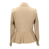 Veste en daim beige Tavira