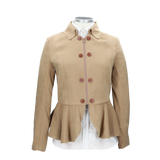 Veste en daim beige Tavira