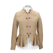 Tavira Beige Suede Jacket