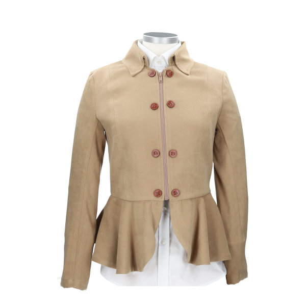 Veste en daim beige Tavira
