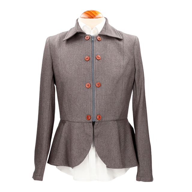 CHAQUETA TAVIRA  ESPIGA MARRON