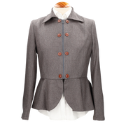 Tavira Herringbone Jacket Brown