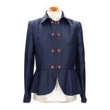 Chaqueta Tavira Antelina Azul