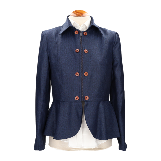 Chaqueta Tavira Antelina Azul