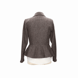 Chaqueta Tavira Antelina Mezclilla Marrón