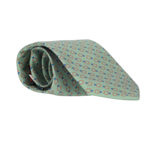 LIGHT GREEN TIE AD. CIRCLES