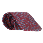 CORBATA BURDEOS CLARO AD. CIRCULOS
