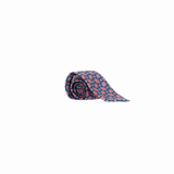 CORBATA MARINO AD. SELLO Y FLOR