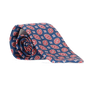 CORBATA MARINO AD. SELLO Y FLOR