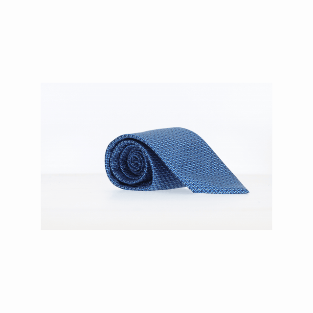 CORBATA MARINO NUDOS AZULES