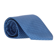 CORBATA MARINO NUDOS AZULES