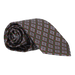 KHAKI TIE WITH RED DIAMOND FLOWER