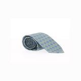 GREEN TIE WITH DECORATIONS