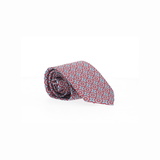 LIGHT BLUE TIE WITH RED SEALS